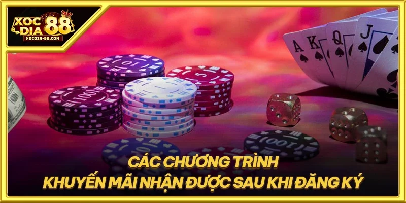 Các chương trình khuyến mãi nhận được sau khi đăng ký