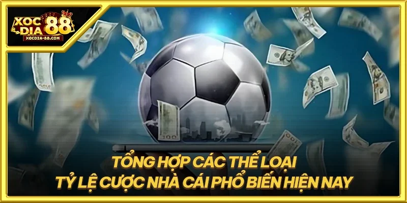 Tổng hợp các thể loại tỷ lệ cược nhà cái phổ biến hiện nay